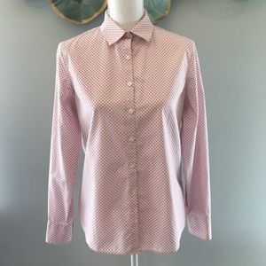 No Iron Supima Pink Blouse